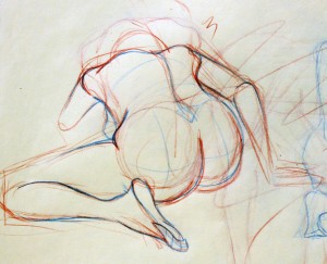 Our house was full of life drawings like this (image from kristinagaz.blogspot.com.au)